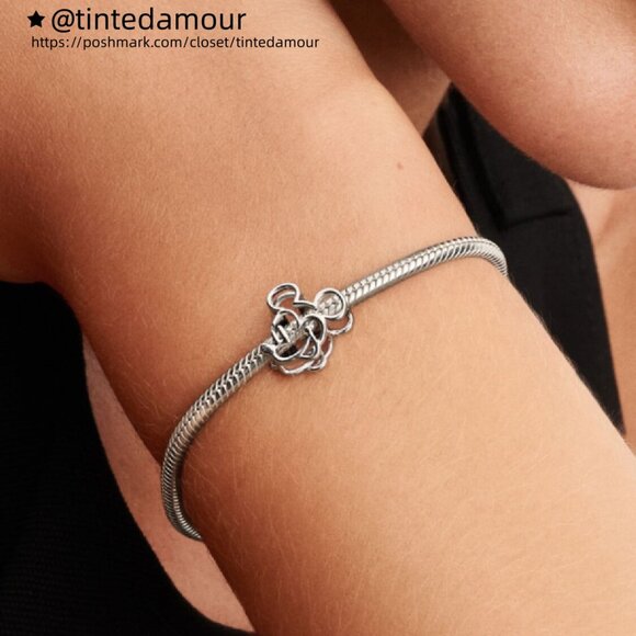 Pandora Disney Mickey Mouse Openwork Charm - Picture 4 of 6